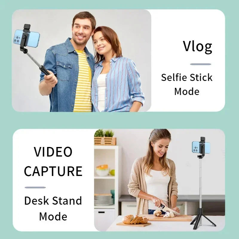 LED Selfie Stick (+ Tripod)