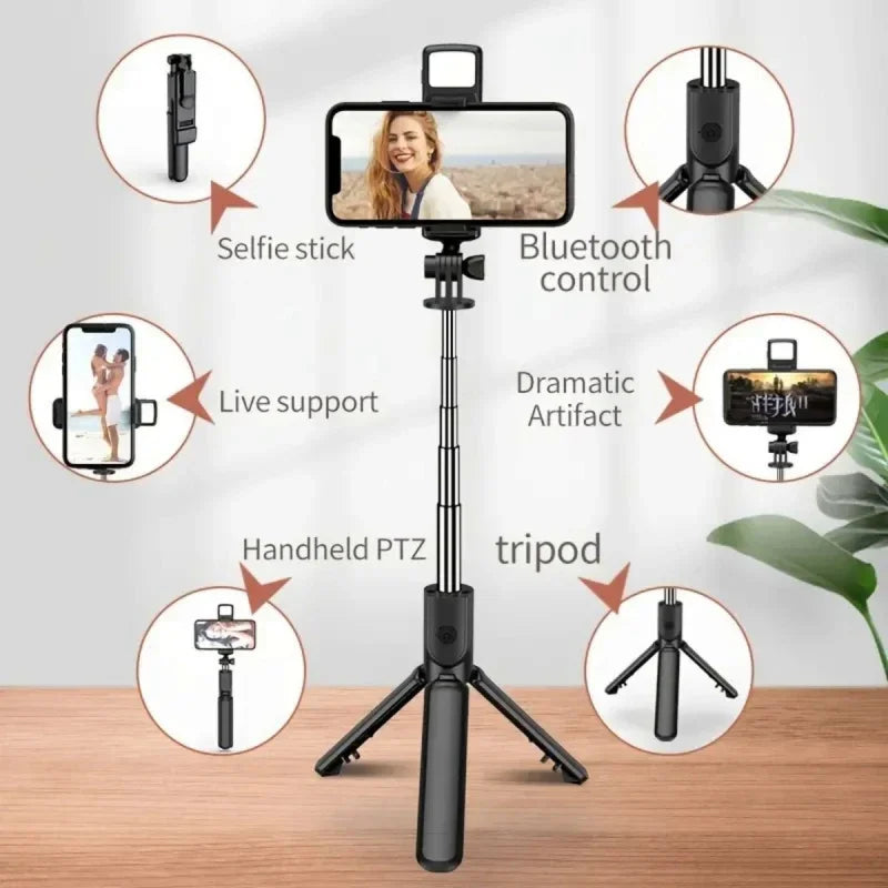 LED Selfie Stick (+ Tripod)